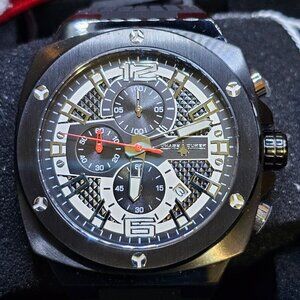 Chase Durer Chrono 47mm, Black CDW-0164 TMI VD57 New / tags Great Xmas gift